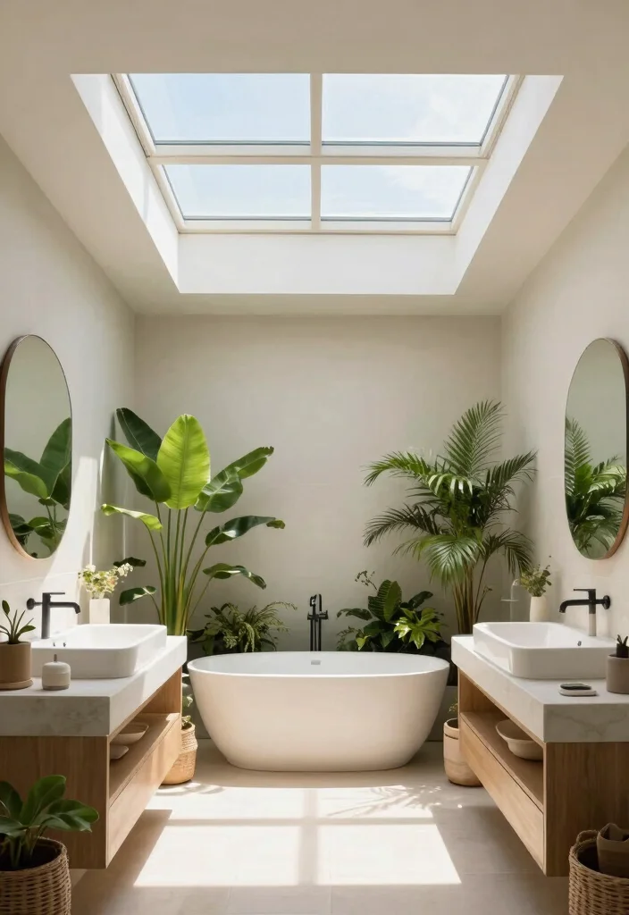 12 Bathroom Ceiling Lighting Ideas That Brighten Without Glare 5 12 Bathroom Ceiling Lighting Ideas That Brighten Without Glare - 4. Skylights 1