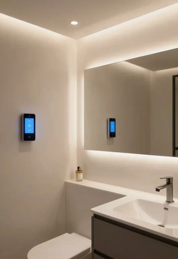 12 Bathroom Ceiling Lighting Ideas That Brighten Without Glare 8 12 Bathroom Ceiling Lighting Ideas That Brighten Without Glare - 7. Smart Lighting Solutions 1