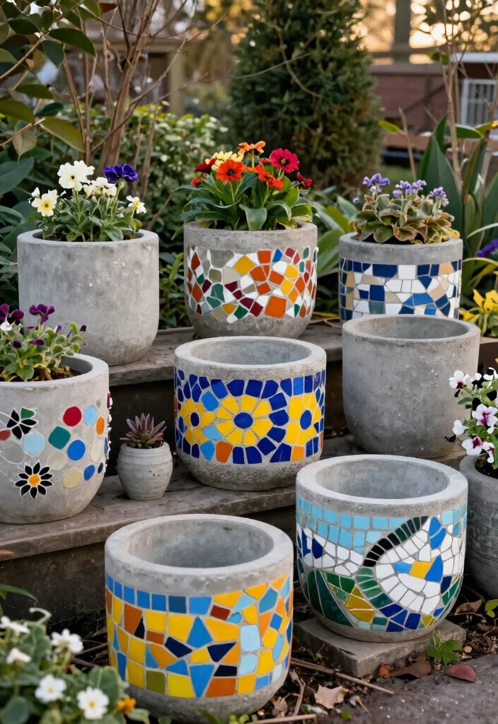 12 Concrete Planter Boxes That Don't Crack in Winter Freeze 5 12 Concrete Planter Boxes That Don't Crack in Winter Freeze - 4. Customizable Concrete Planters 1