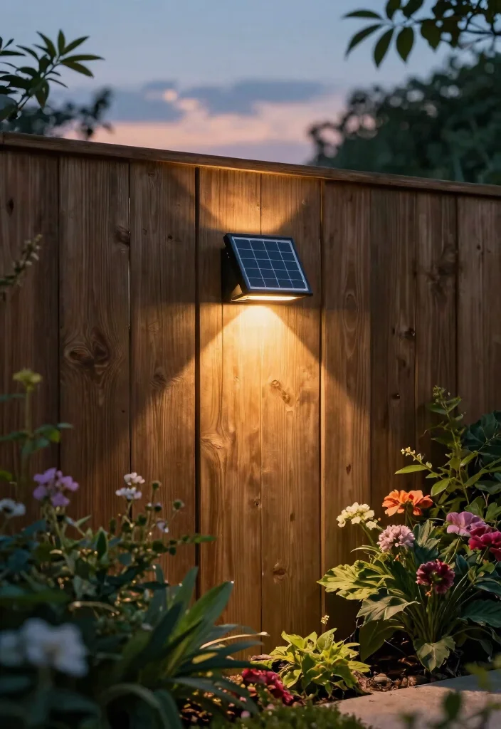 12 Fence Lighting Ideas That Install Without Drilling or Wiring 7 12 Fence Lighting Ideas That Install Without Drilling or Wiring - 6. Solar Wall Sconces 1