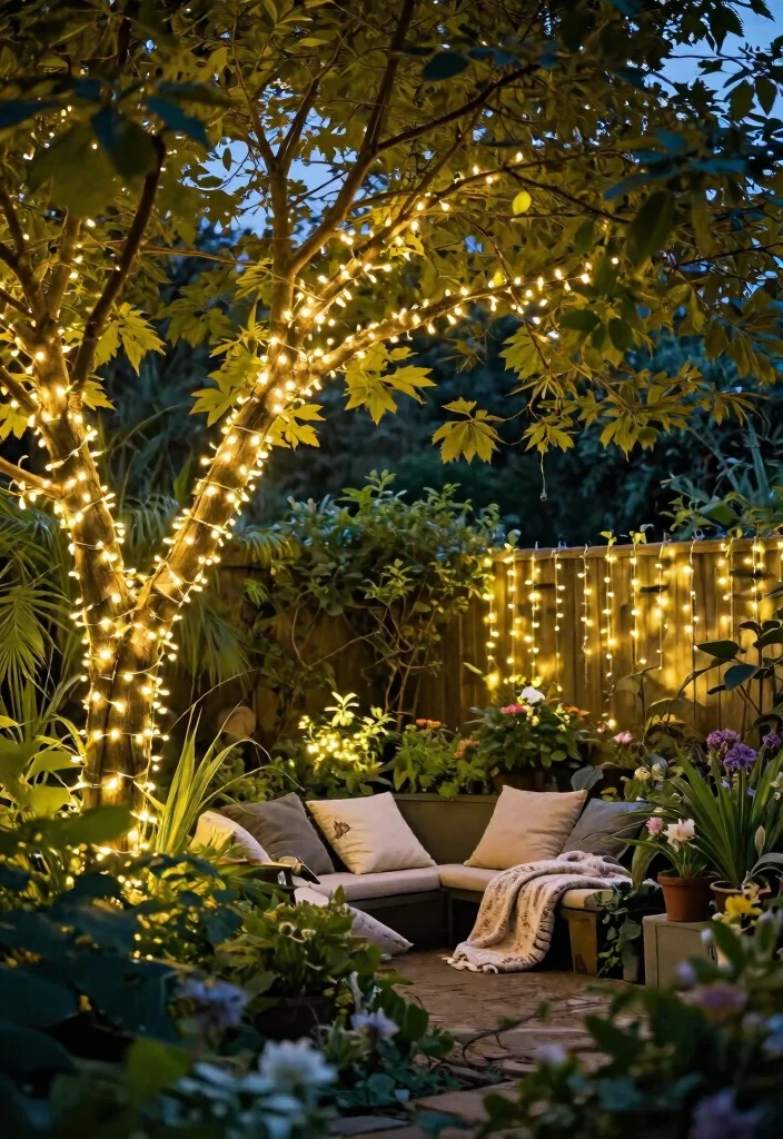 12 Solar Lights Ideas Outdoor Walkway Paths That Stay Lit All Night 5 12 Solar Lights Ideas Outdoor Walkway Paths That Stay Lit All Night - 4. Solar Fairy Lights in Trees 1