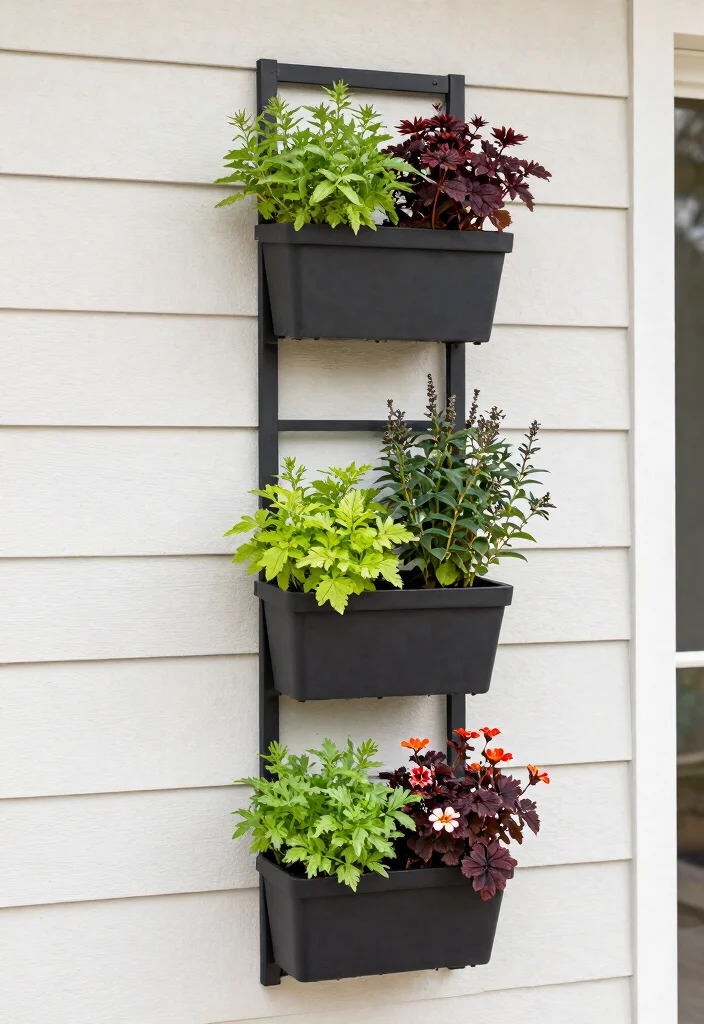 12 Trellis on House Ideas That Don't Damage Siding 5 12 Trellis on House Ideas That Don't Damage Siding - 4. Vertical Planter Trellis 1