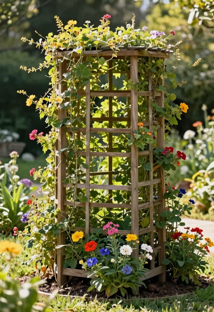 12 Trellis on House Ideas That Don't Damage Siding 10 12 Trellis on House Ideas That Don't Damage Siding - 9. Corner Trellis Solutions 1