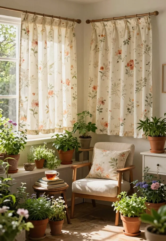 12 Vintage Ceiling Lights That Don't Look Dated 9 12 Vintage Ceiling Lights That Don't Look Dated - 8. Charming Fabric Shades 1