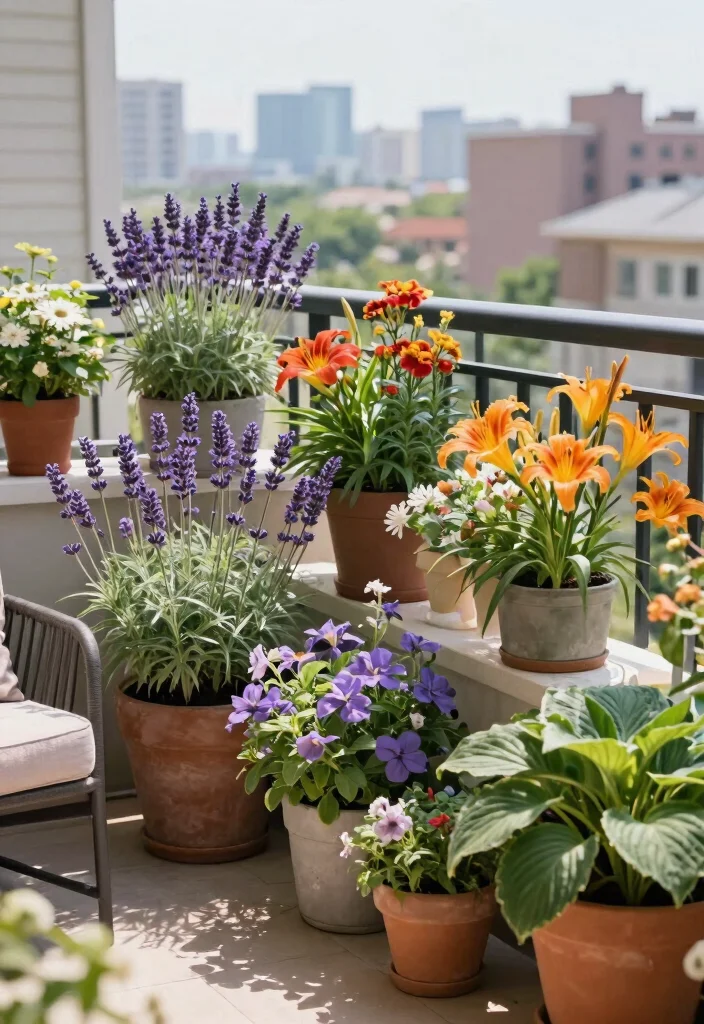 14 Container Flower Garden Ideas for Renters Who Can't Dig 15 14 Container Flower Garden Ideas for Renters Who Can't Dig - 14. Perennial Flower Containers 1