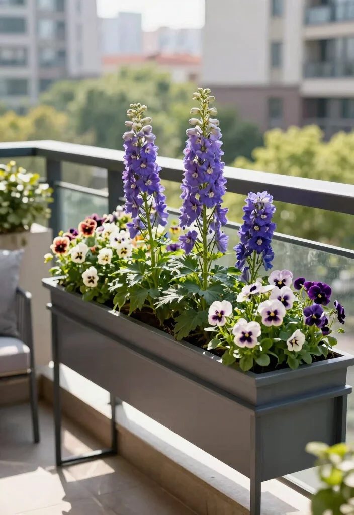 14 Container Flower Garden Ideas for Renters Who Can't Dig 7 14 Container Flower Garden Ideas for Renters Who Can't Dig - 6. Trough Planters 1
