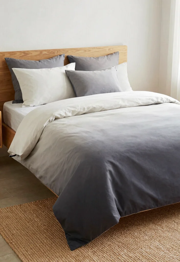 14 Farmhouse Bedding Set Ideas That Feel Cozy Without Looking Cluttered 11 14 Farmhouse Bedding Set Ideas That Feel Cozy Without Looking Cluttered - 10. Subtle Ombre Effects 1