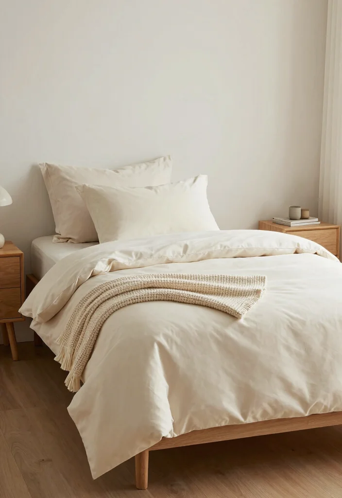 14 Farmhouse Bedding Set Ideas That Feel Cozy Without Looking Cluttered 14 14 Farmhouse Bedding Set Ideas That Feel Cozy Without Looking Cluttered - 13. Elegant Simplicity 1