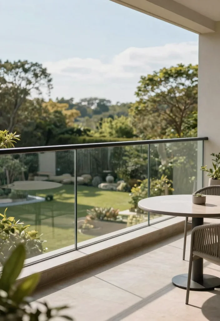 14 Glass Balcony Railing Concepts That Stay Clear Without Constant Cleaning 2 14 Glass Balcony Railing Concepts That Stay Clear Without Constant Cleaning - 1. Frameless Glass Railings for a Sleek Look 1