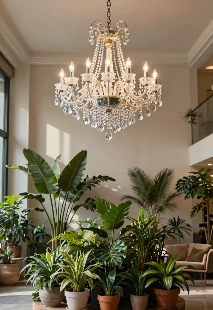 14 High Ceiling Lighting Ideas That Actually Light the Room 2 14 High Ceiling Lighting Ideas That Actually Light the Room - 1. Statement Chandeliers for a Dramatic Touch 1