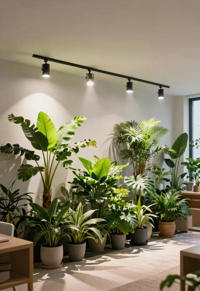 14 High Ceiling Lighting Ideas That Actually Light the Room 4 14 High Ceiling Lighting Ideas That Actually Light the Room - 3. Track Lighting for Precision and Flexibility 1