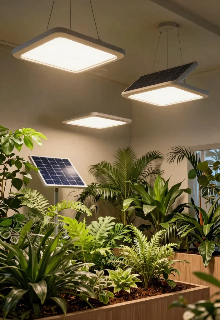 14 High Ceiling Lighting Ideas That Actually Light the Room 10 14 High Ceiling Lighting Ideas That Actually Light the Room - 9. Solar-Powered Lighting for Eco-Friendly Options 1