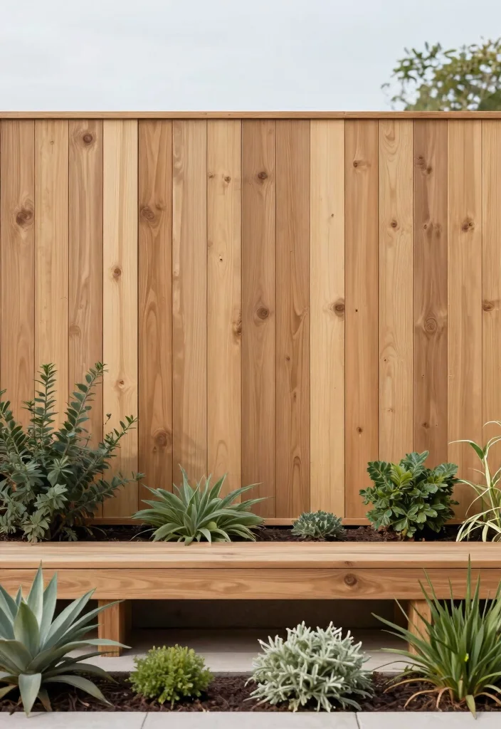 14 Modern Wood Fence Ideas That Provide Full Privacy Fast 11 14 Modern Wood Fence Ideas That Provide Full Privacy Fast - 10. Minimalist Designs for Simplistic Elegance 1