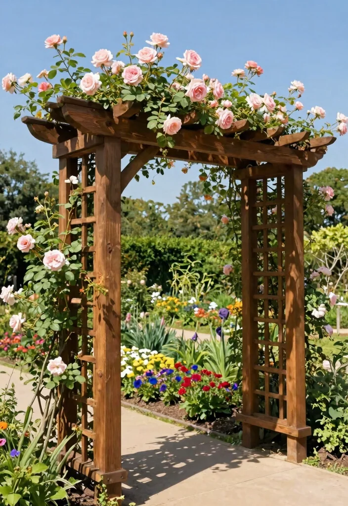 14 Wall Trellis Ideas That Support Heavy Climbing Vines 2 14 Wall Trellis Ideas That Support Heavy Climbing Vines - 1. Classic Wooden Trellis 1