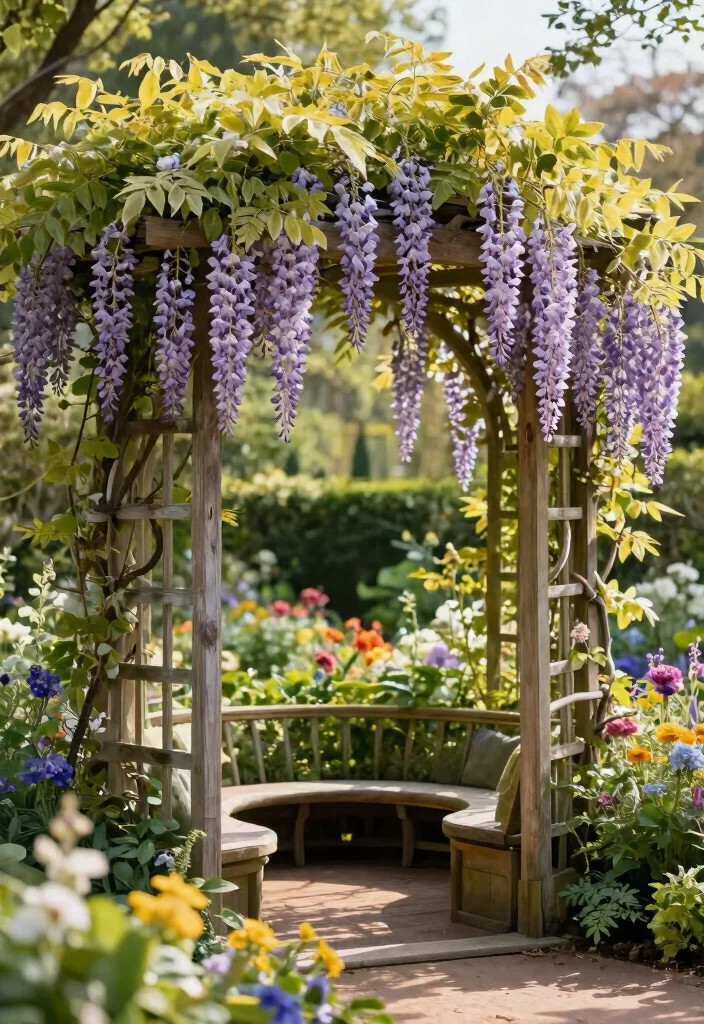 14 Wall Trellis Ideas That Support Heavy Climbing Vines 12 14 Wall Trellis Ideas That Support Heavy Climbing Vines - 11. Arc Trellis 1