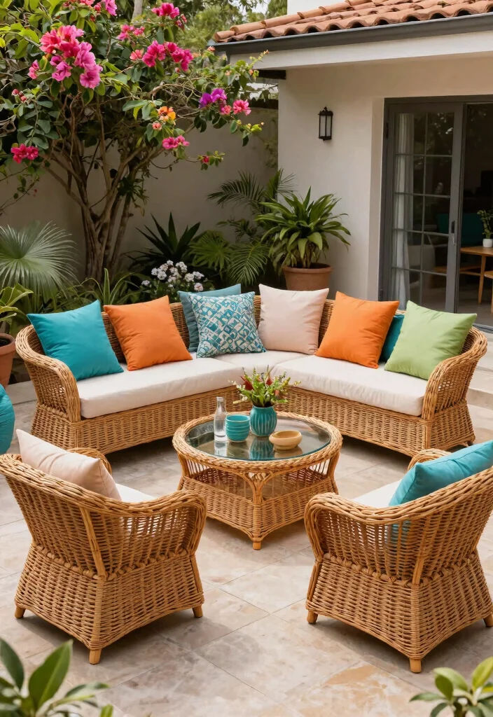 14 Wicker Patio Furniture Sets That Won't Fall Apart in Rain 15 14 Wicker Patio Furniture Sets That Won't Fall Apart in Rain - 14. Customizable Wicker Furniture Options 1