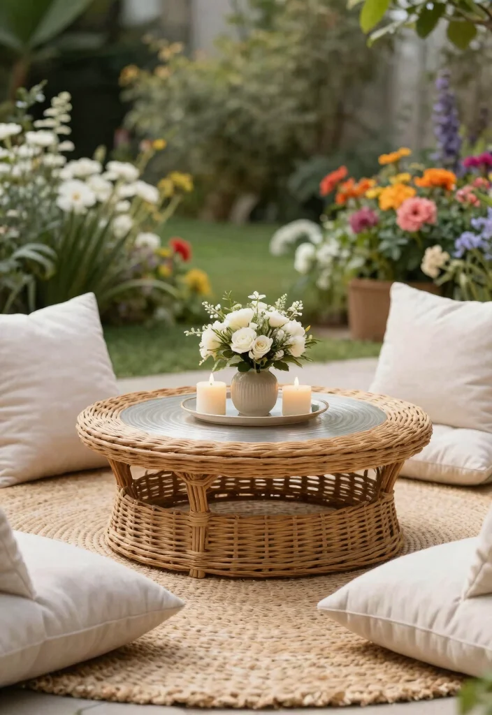 14 Wicker Patio Furniture Sets That Won't Fall Apart in Rain 7 14 Wicker Patio Furniture Sets That Won't Fall Apart in Rain - 6. Elegant Wicker Coffee Tables 1