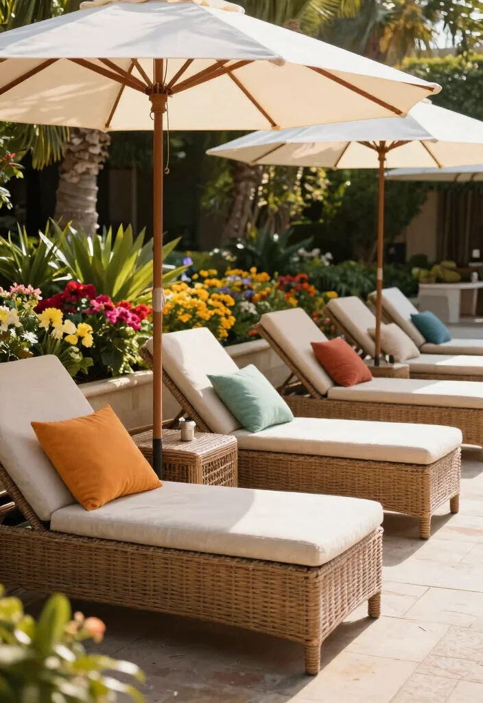 14 Wicker Patio Furniture Sets That Won't Fall Apart in Rain 8 14 Wicker Patio Furniture Sets That Won't Fall Apart in Rain - 7. Spacious Wicker Chaise Lounges 1