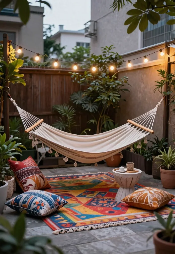 15 Backyard Hammock Ideas That Don't Need Two Perfect Trees 12 15 Backyard Hammock Ideas That Don't Need Two Perfect Trees - 11. Creating a Hammock Zone with Decor 1