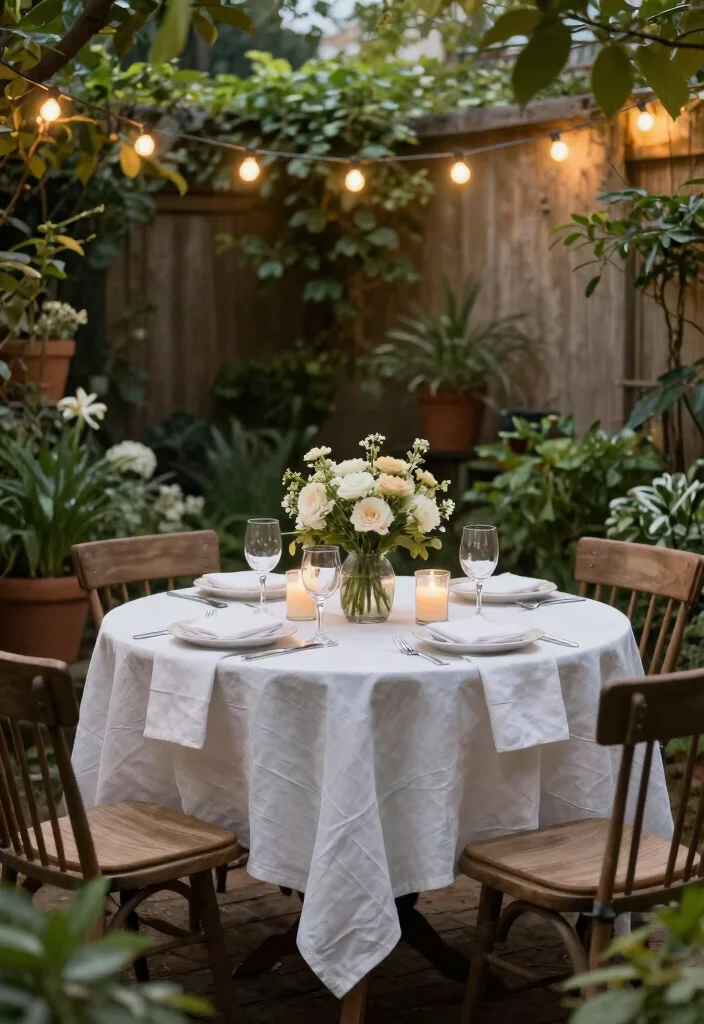 15 Outdoor Dinner Table Ideas That Seat More Without Taking Up Space 15 15 Outdoor Dinner Table Ideas That Seat More Without Taking Up Space - 14. Garden Party Table Settings 1