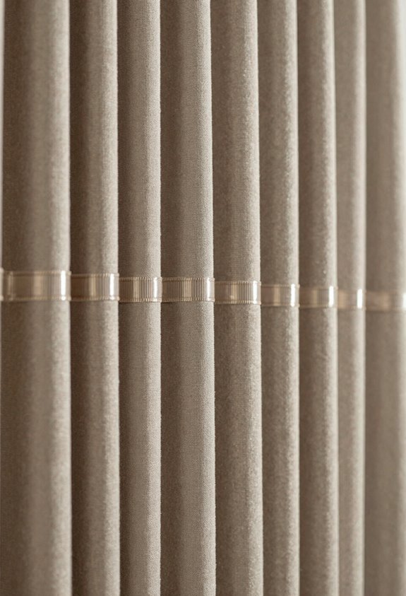 What Is Heading Tape on Curtains? 3 corded hooks create tailored pleats