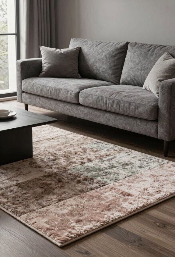 grey couch undertones guide rug choice