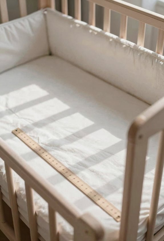 What Size Is a Standard Crib Mattress? 4 measuring crib interior dimensions precisely