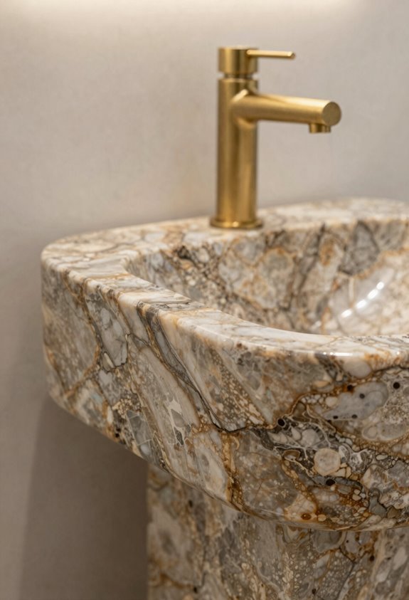 What Materials Are Bathroom Sinks Made Of? 4 natural stone sinks require sealing