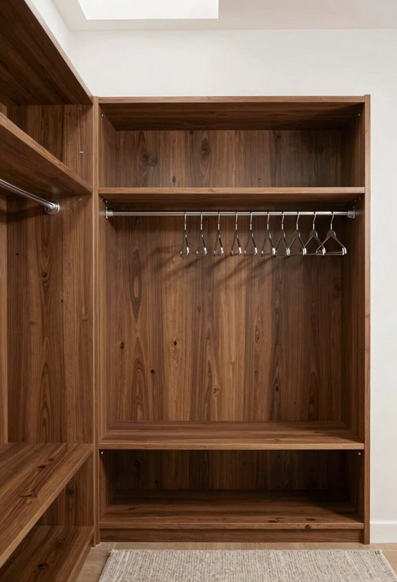 How Big Should Standard Closets Be? 3 three feet wide 24 30 inch depth