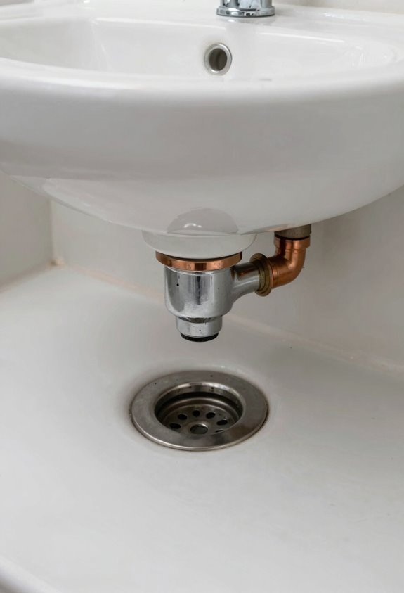 What Size Drain Pipe for a Bathroom Sink? 2 upgrading to 1 1 2 inch drainage considerations
