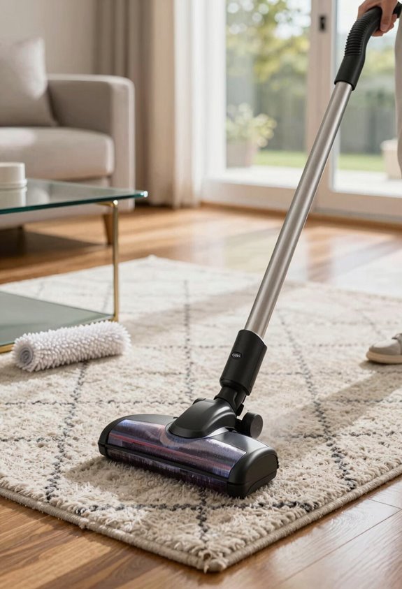 10 Tips for Cleaning Floors With Rugs 2 vacuum weekly with pile direction