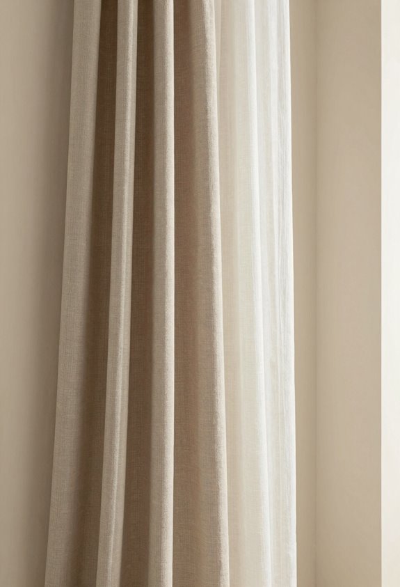 7 Curtain Colors That Complement Beige Walls 3 white and cream curtains complement beige walls